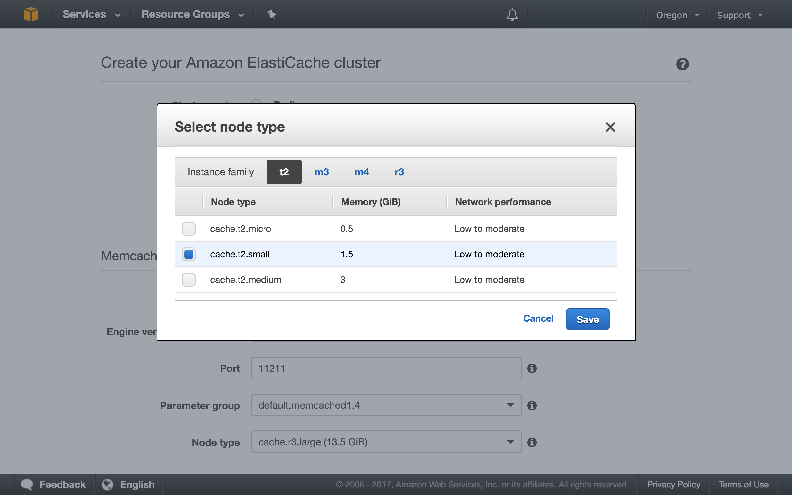 ElastiCache Instance